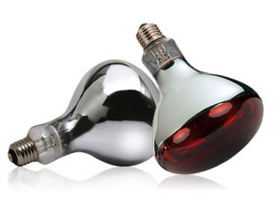 Инфракрасная лампа InterHeat R125 250W E27 Red